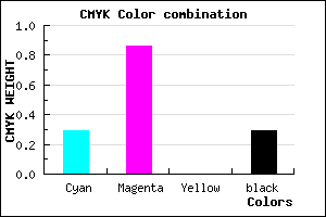 #811AB6 color CMYK mixer