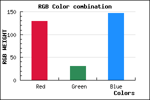 rgb background color #811F93 mixer