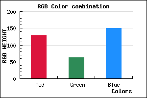 rgb background color #813F97 mixer