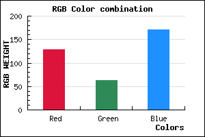 rgb background color #813FAB mixer