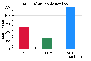 rgb background color #8144F8 mixer