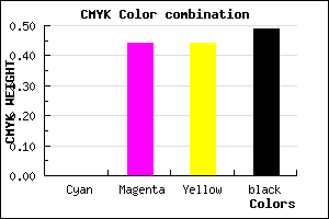 #814848 color CMYK mixer