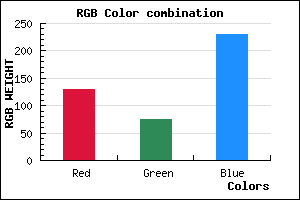 rgb background color #814AE6 mixer