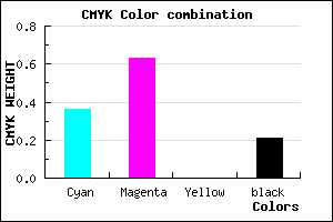 #814BC9 color CMYK mixer