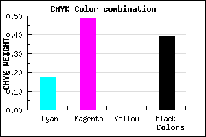 #814F9B color CMYK mixer