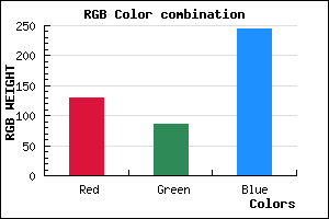 rgb background color #8155F5 mixer