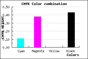 #815A91 color CMYK mixer