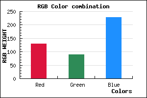 rgb background color #815AE4 mixer