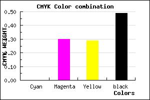 #815A5B color CMYK mixer