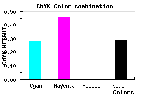 #8162B4 color CMYK mixer