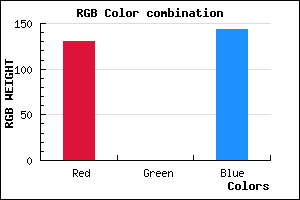 rgb background color #82008F mixer