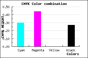 #8267B9 color CMYK mixer