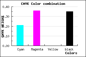 #8269A5 color CMYK mixer