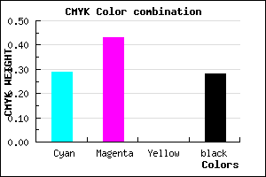 #8269B7 color CMYK mixer