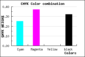 #826DAD color CMYK mixer