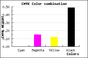 #826E72 color CMYK mixer