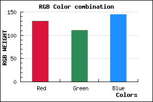 rgb background color #826F91 mixer