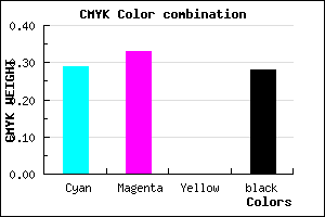 #827BB7 color CMYK mixer