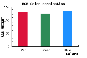 rgb background color #827C84 mixer