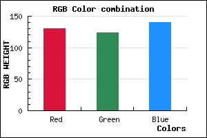 rgb background color #827C8C mixer