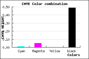 #827D83 color CMYK mixer