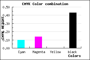 #827D91 color CMYK mixer