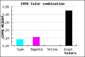 #827E8D color CMYK mixer