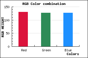 rgb background color #827F7F mixer