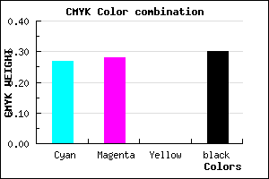#8280B2 color CMYK mixer