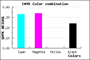#8280C2 color CMYK mixer