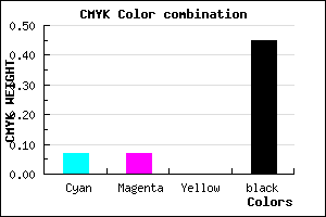 #82828C color CMYK mixer