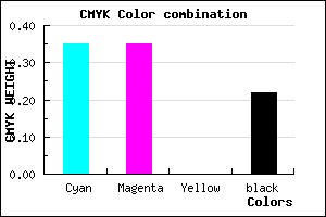 #8282C8 color CMYK mixer