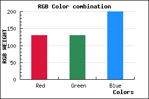 rgb background color #8282C8 mixer