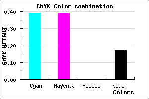 #8282D4 color CMYK mixer