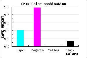 #8205DC color CMYK mixer