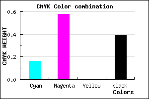 #82419B color CMYK mixer