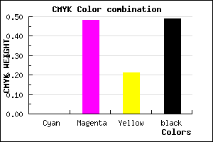 #824467 color CMYK mixer