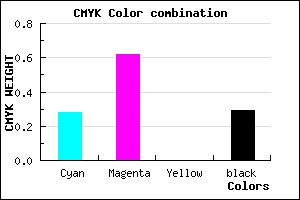 #8245B5 color CMYK mixer