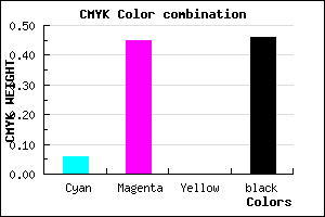 #824C8A color CMYK mixer
