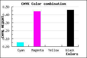 #824D89 color CMYK mixer