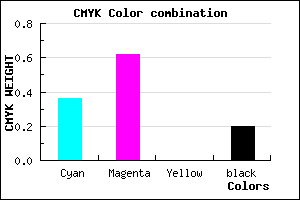 #824DCB color CMYK mixer