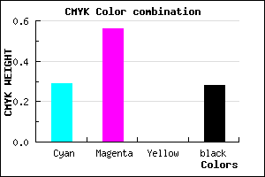 #8251B7 color CMYK mixer