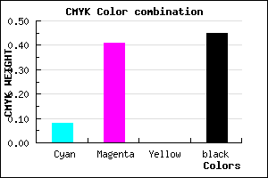 #82538D color CMYK mixer