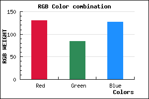 rgb background color #82547F mixer
