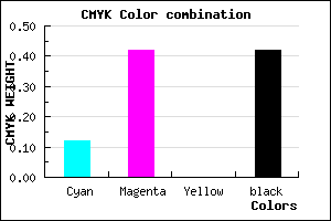 #825694 color CMYK mixer