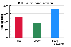 rgb background color #825AB3 mixer