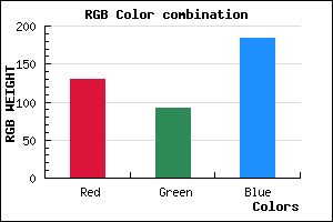 rgb background color #825CB8 mixer