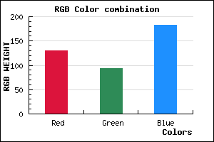rgb background color #825EB6 mixer