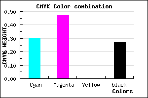 #8263BB color CMYK mixer