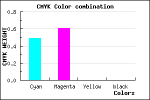 #8263FF color CMYK mixer